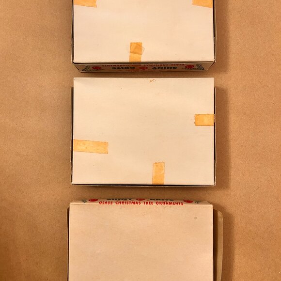 1940s Vintage Shiny Brite ornament boxes - Picture 6 of 11